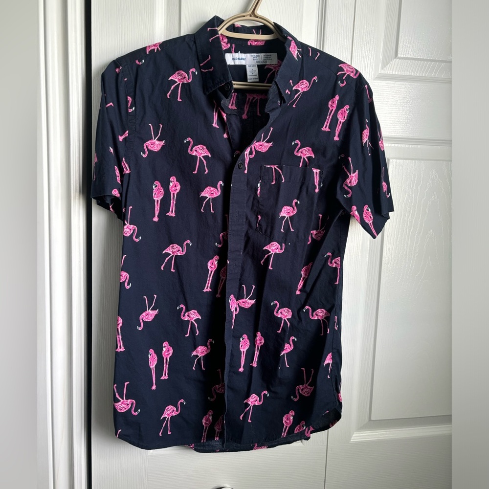 Flamingo Print Shirt!